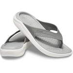 Шлепанцы Crocs LiteRide Flip Smoke Pearl White