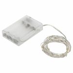 Электрогирлянда-нить комнатная "Роса" 5 м, 50 LED, теплый белый свет, на батарейках, ЗОЛОТАЯ СКАЗКА, 591933