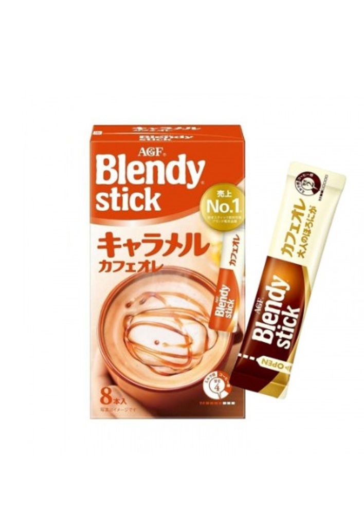 AGF Кофе Blendy Stick с молоком и карамелью 9гр