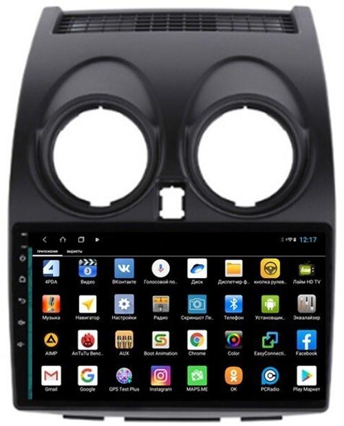 Магнитола для Nissan Qashqai J10 2006-2013, Dualis - Parafar PF788XHD на Android 13, CarPlay, 4G SIM-слот