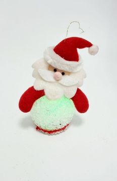 Игрушка световая на елку "Дед Мороз" 11*7 см