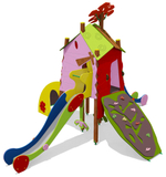 Игровой комплекс для детей 4-6 лет для уличной площадки