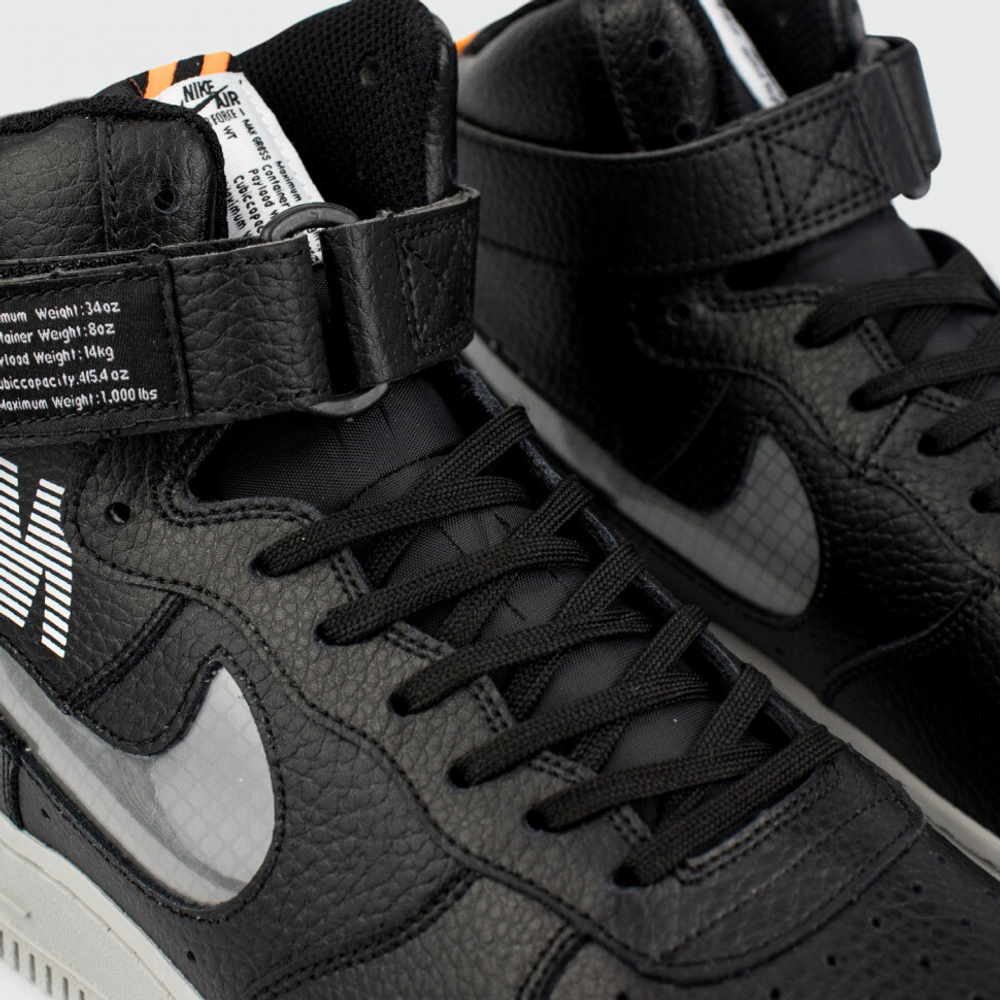 кроссовки Nike Air Force 1 High Under Construction Black / Grey