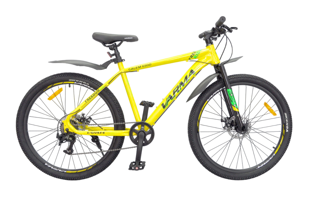 Велосипед 26" VARMA GALEM 650D р.18 желтый 7 ск.ст.