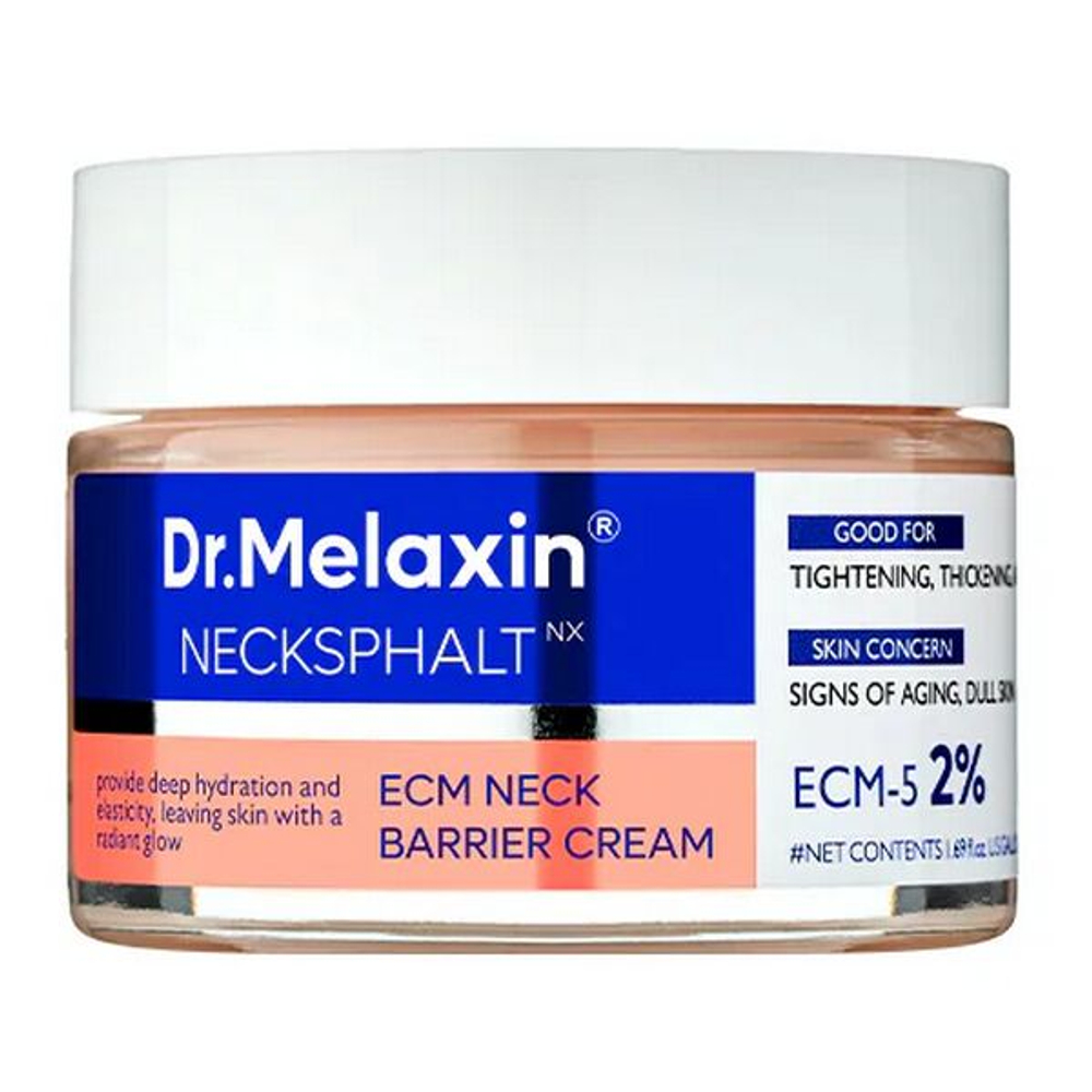 Укрепляющий питательный крем для шеи Dr.Melaxin Necksphalt ECM Neck Barrier Cream, 50мл