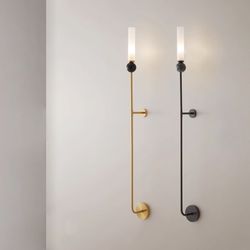 Настенный Светильник Cylinder Wall H115 Black By Imperiumloft