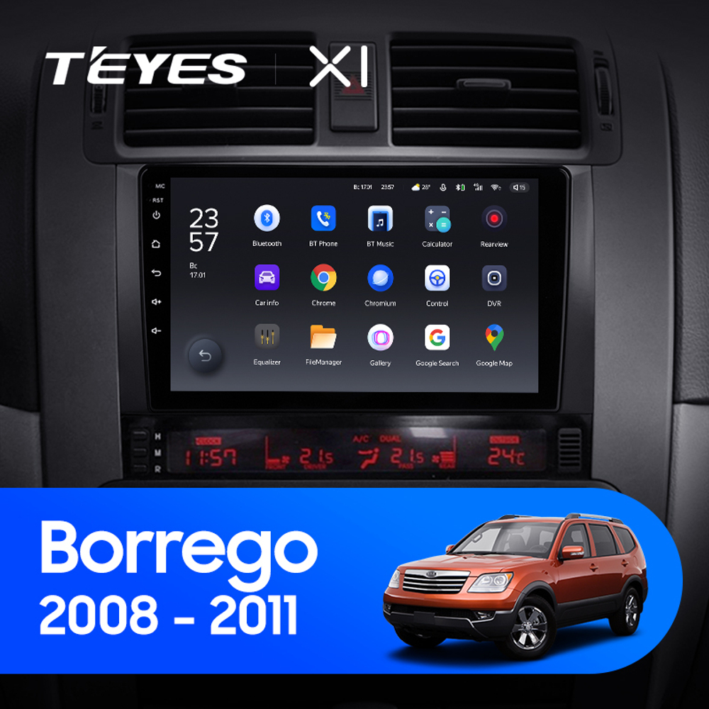 Teyes X1 9" для Kia Borrego 2008-2011