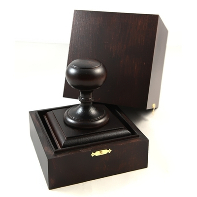 Шкатулка (бокс/футляр) для печати дерево 120х120х165мм