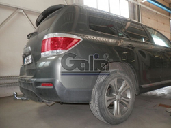 Фаркоп оцинкованный Galia T068A для Toyota Highlander 2010-2014(паспорт и сертификат в комплекте)(без электрики)
