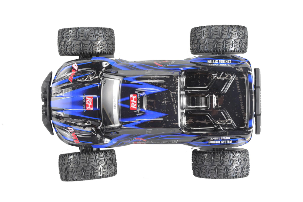 Радиоуправляемый монстр Remo Hobby Mmax синий 4WD RTR масштаб 1:10 2.4G - RH1031-BLUE