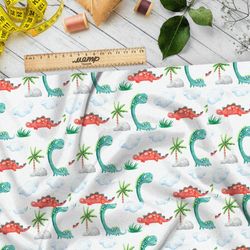 Ткань ниагара динозаврики