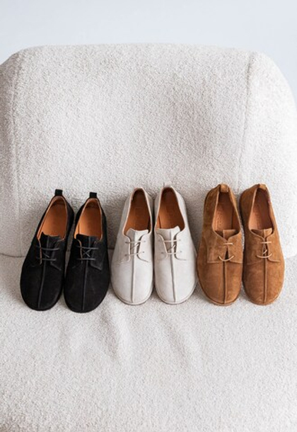 Полуботинки из натуральной замши ANNA