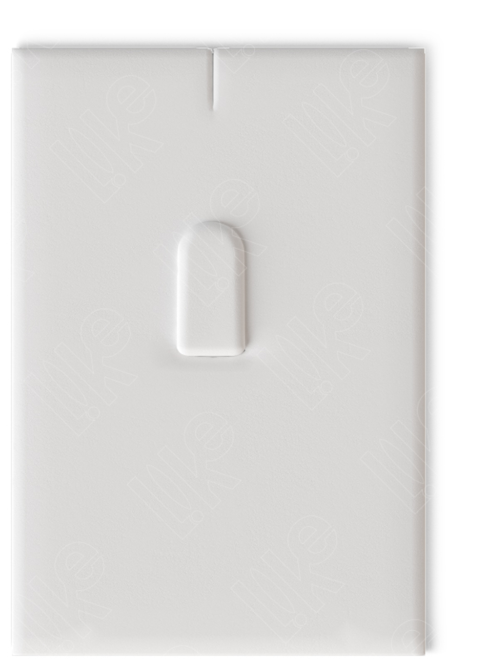 Вкладыш 05/наклонный/для кольца/язычок/прорезь для нитки