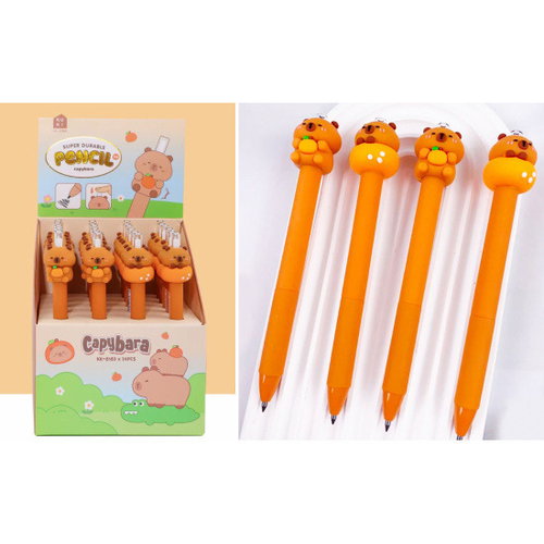 Карандаш механический вечный КОКОС Куки Капибара 2,0 мм НВ (252002)