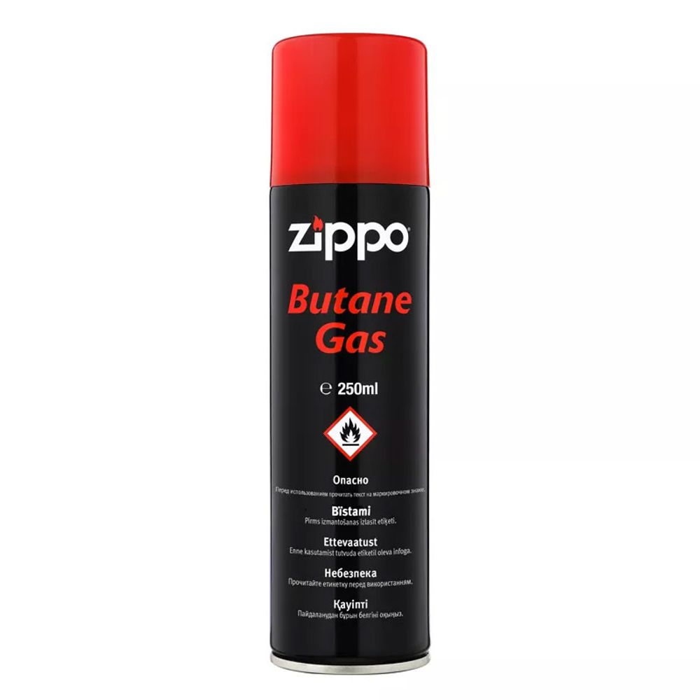 Высококачественный фирменный газ бутан для газовых зажигалок 250 мл ZIPPO (Зиппо)