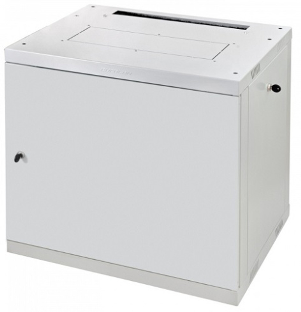 Шкаф настенный 19", 12U Eurolan 60W-12-66-30GY