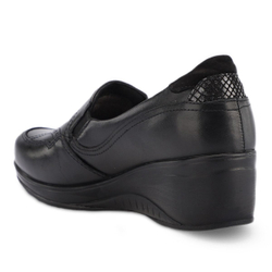 Женские кожаные туфли Forelli Violet Siyah