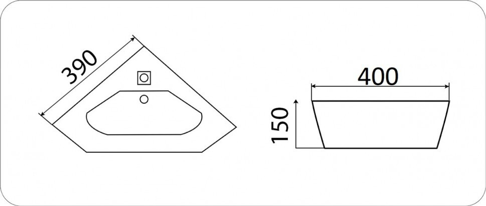 Умывальник CeramaLux 7012J