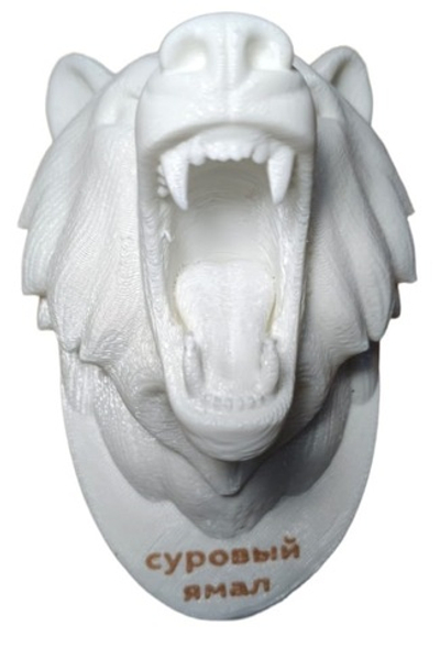 Настенный декор "Белый медведь"