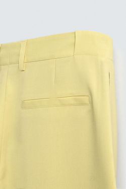 ZARA HARRY LAMBERT X DISNEY БРЮКИ СВОБОДНОГО КРОЯ, ЖЕЛТЫЙ