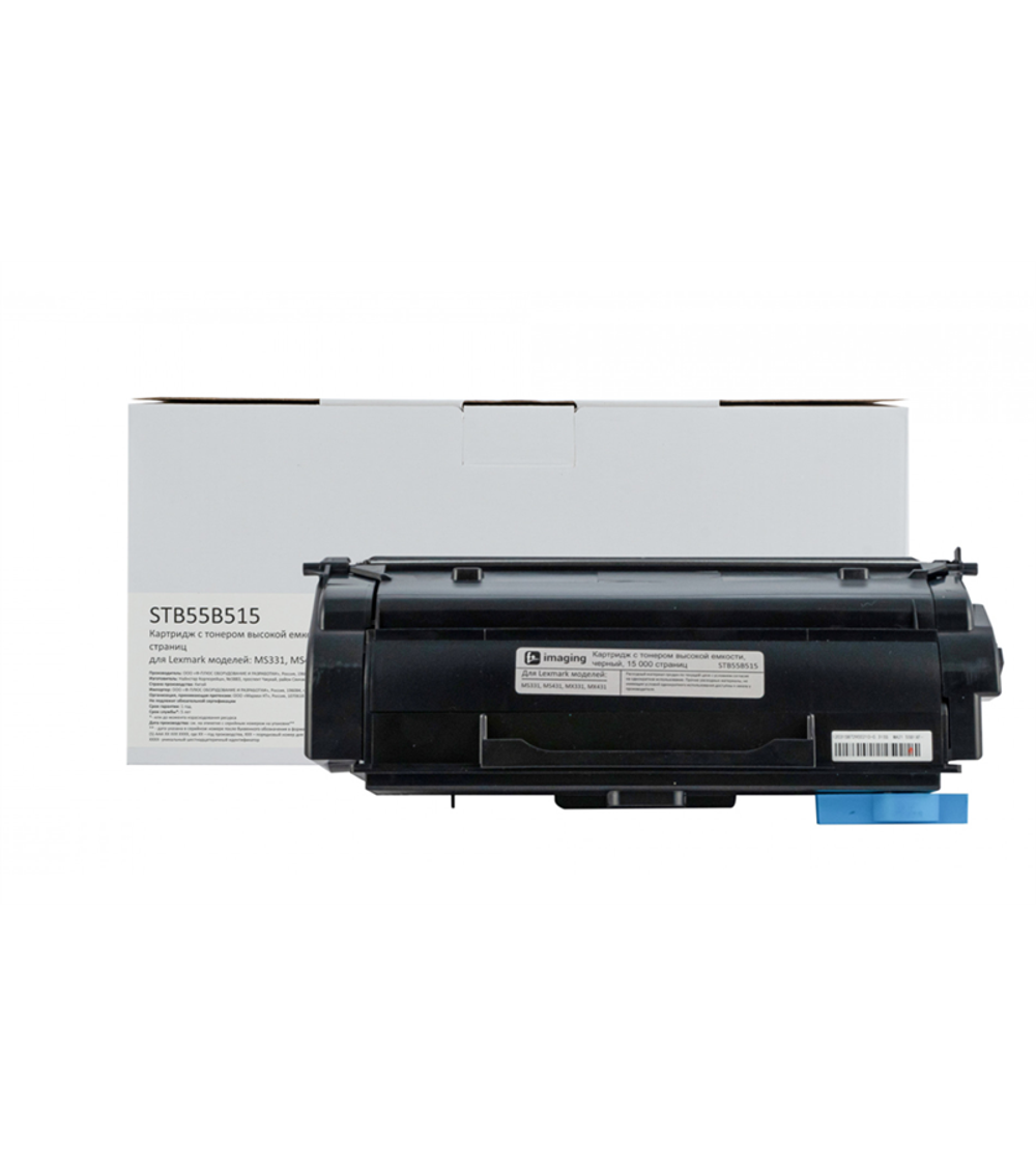 Картридж F+imaging черный, 15000 стр. для Lexmark MS331, MS431, MX331, MX431/ Fplus MB401, PB401 / F+ M40adn3L