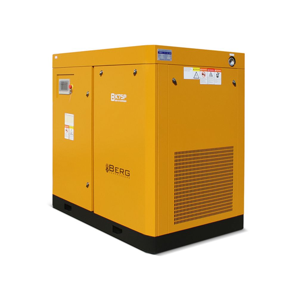 Винтовой компрессор berg вк-75р ip54 12 бар
