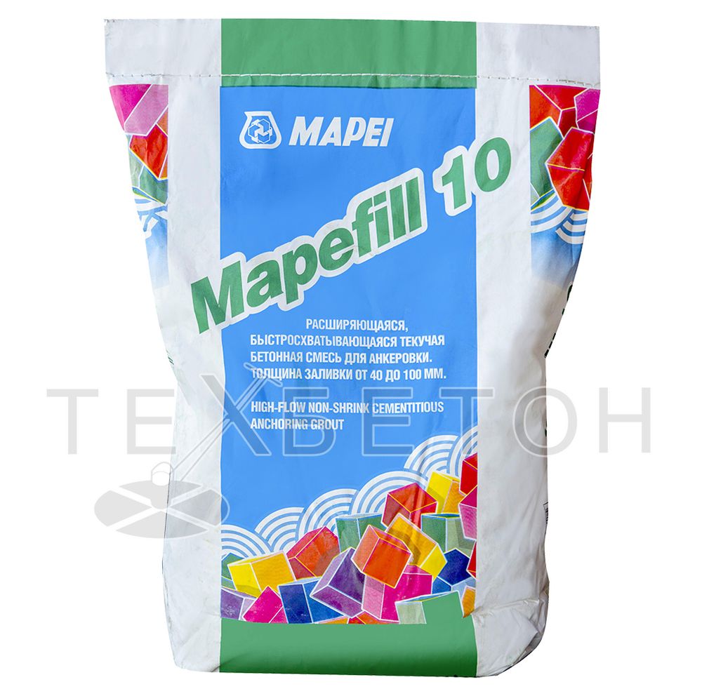 MAPEI Бетонная смесь для анкеровки MAPEFILL 10 / МАПЕФИЛ (фракция 10 мм), мешок 25 кг