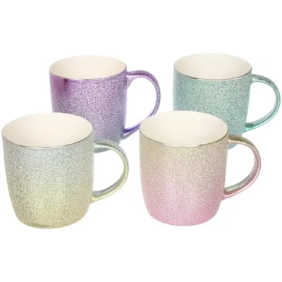 Кружка керамическая 360мл «Диско», микс 4цвета