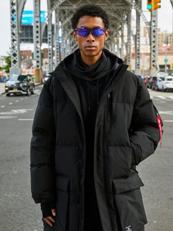 Пуховик мужской ALPHA INDUSTRIES LONG PUFFER PARKA