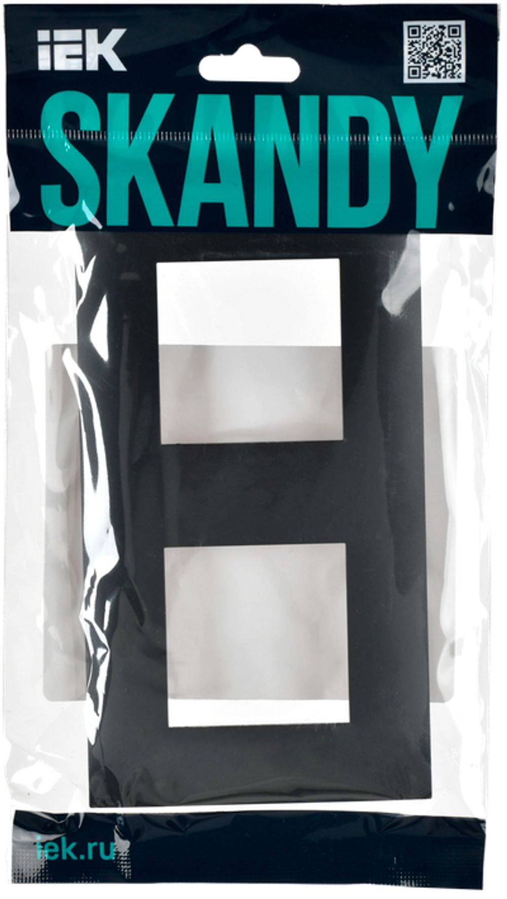 SKANDY Рамка 2-местная SK-F02G графит IEK
