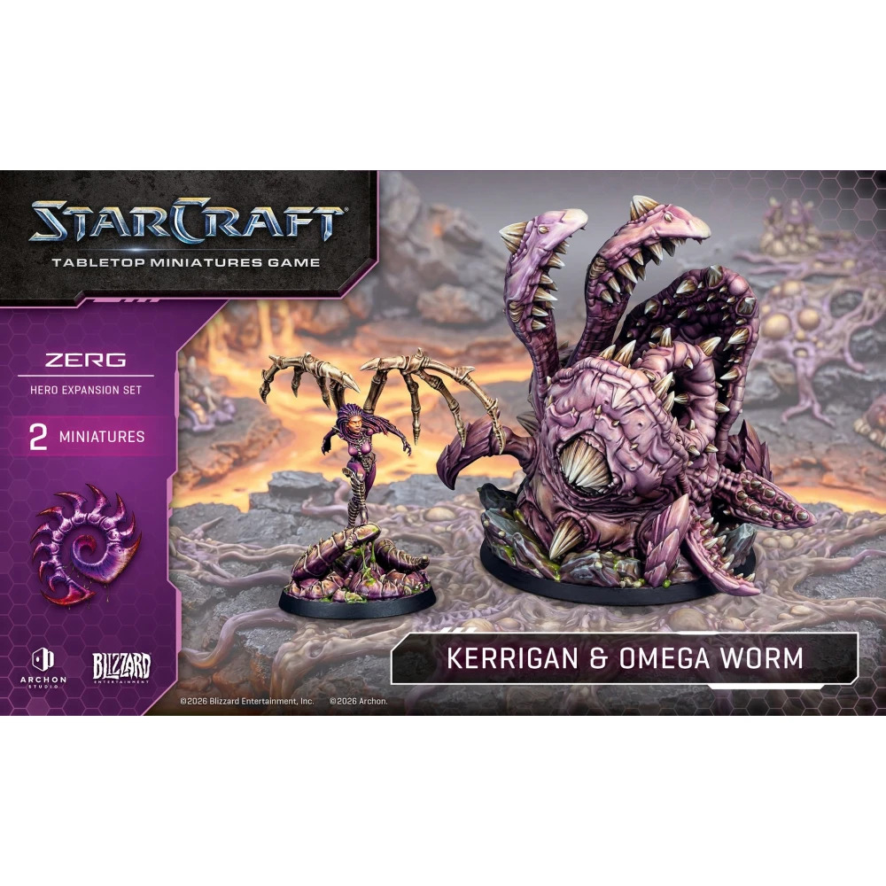 Starcraft - Kerrigan & Omega Worm: Zerg Hero Expansion Set
