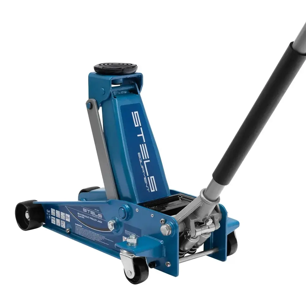 Домкрат автомобильный STELS QUICK LIFT, 3 т, гидравлический подкатный, высота подъема 150-530 мм, проф, 51133