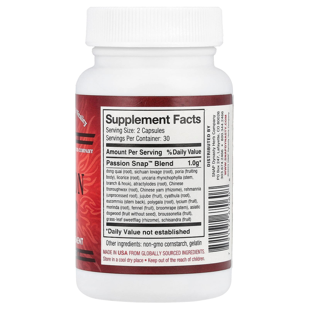 Snap Dynasty, Passion Snap ™, 60 капсул