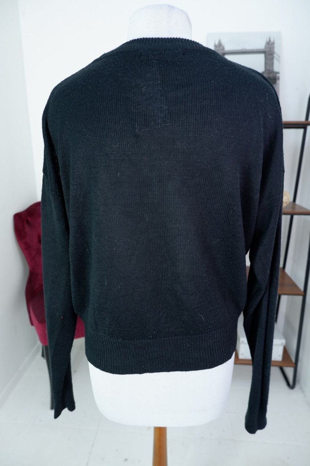 Джемпер Pull&Bear с забавным рисунком 46 размер