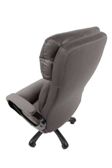 Кресло Chairman Home 505 Россия ткань Т-55 серый (черный пластик)