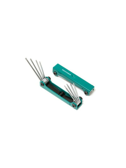 Набор ключей TORX складной 8пр.(Т5-Т10, Т15, Т20) RockForce##Rock FORCE RF-5087F