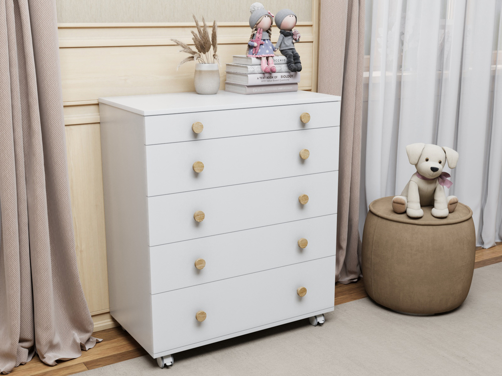 Комод Идеальный с пеленальным столиком цвет белый