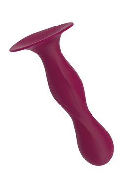 Фаллоимитатор Satisfyer Double Ball-R, силикон, красный, 18 см