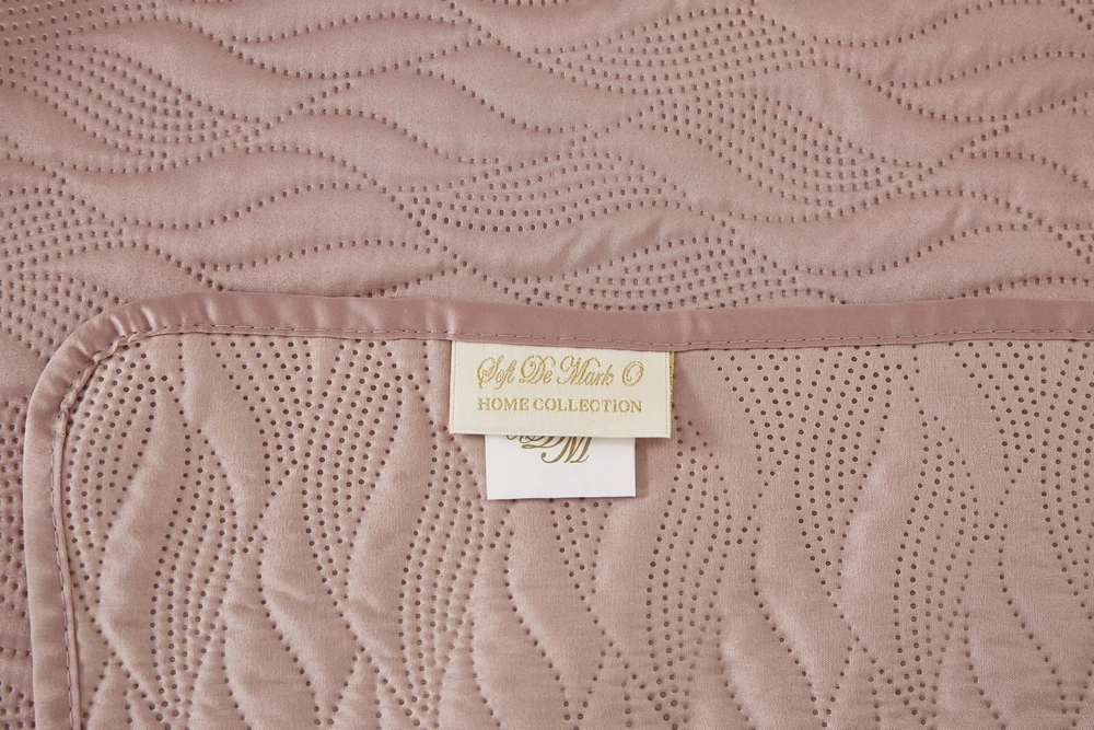 Покрывало 160х220 и наволочка 50х70 Sofi De MarkO Джозефина пепельная роза