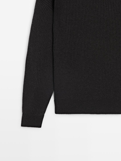 Massimo Dutti Свитер из 100% кашемира, серый