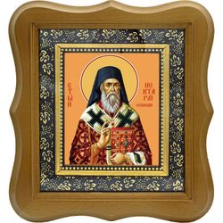 Святитель Нектарий Эгинский Пентапольский. Икона на холсте.
