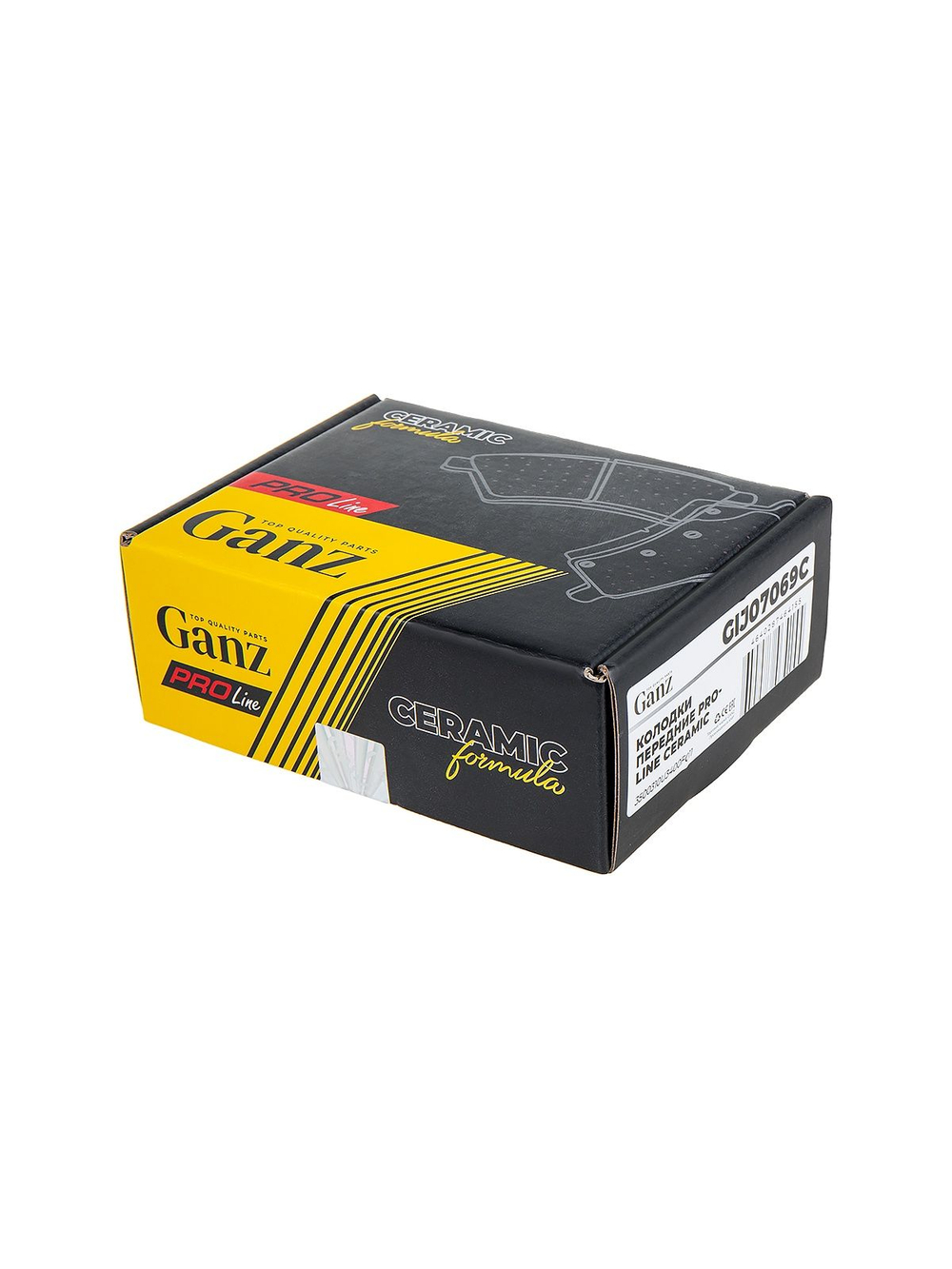 Колодки тормозные передние PRO-Line Ceramic для JAC JS4 / МОСКВИЧ 3 GANZ GIJ07069C