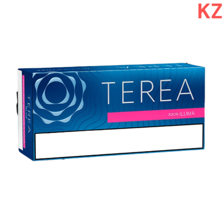 Стики Terea Blue мягкий табак со сливками, ментолом и перечной мятой (Казахстан) (блок - 10 пачек)