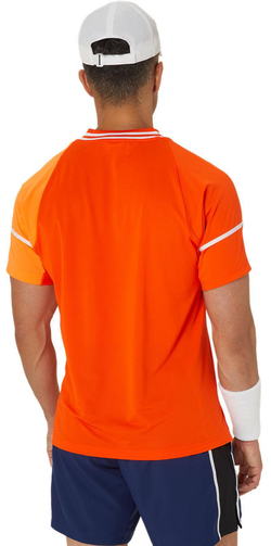 Мужская теннисная футболка Asics Match Actibreeze SS Top - Оранжевый