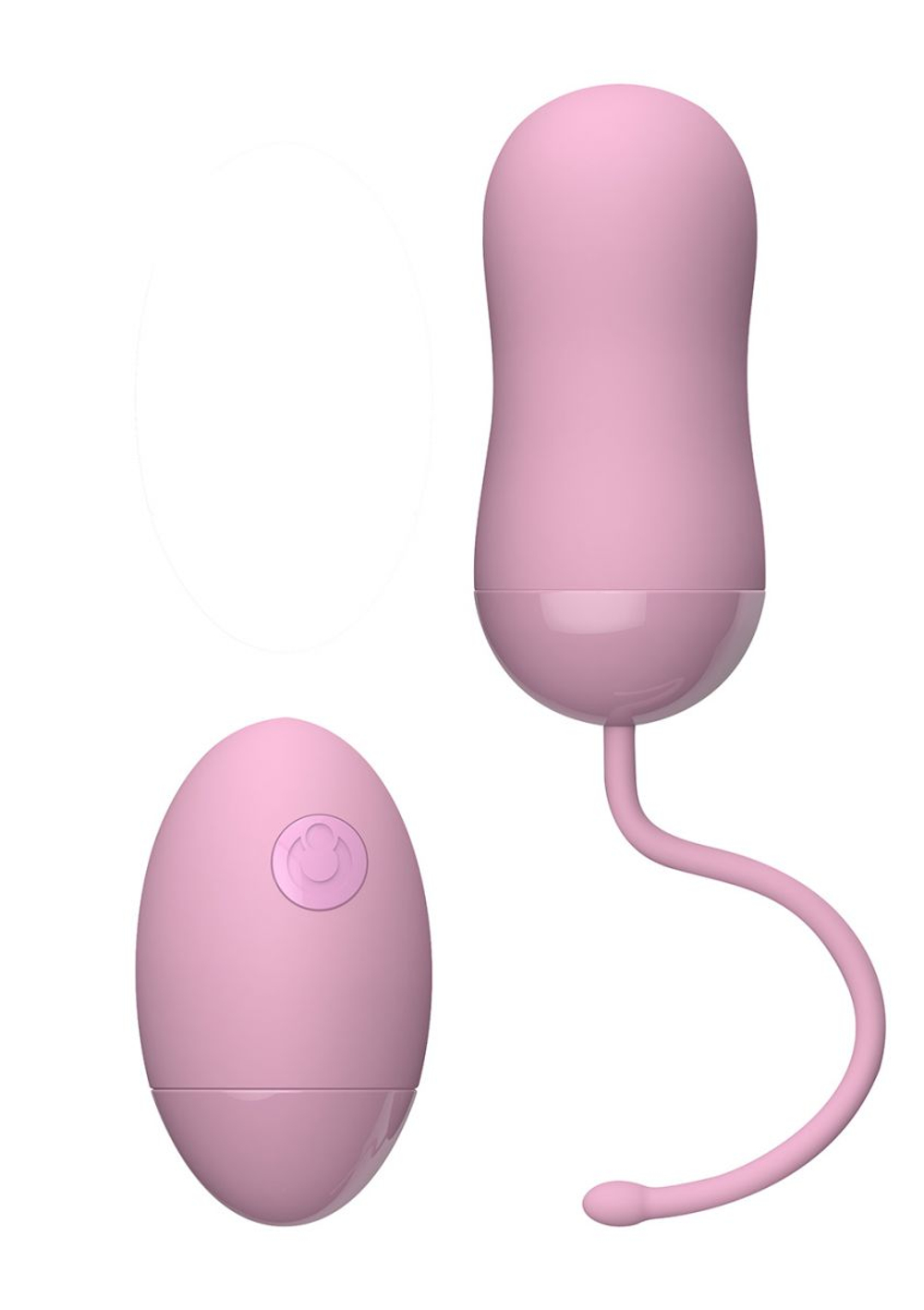 Розовое виброяйцо LULU WIRELESS REMOTE EGG с пультом ДУ