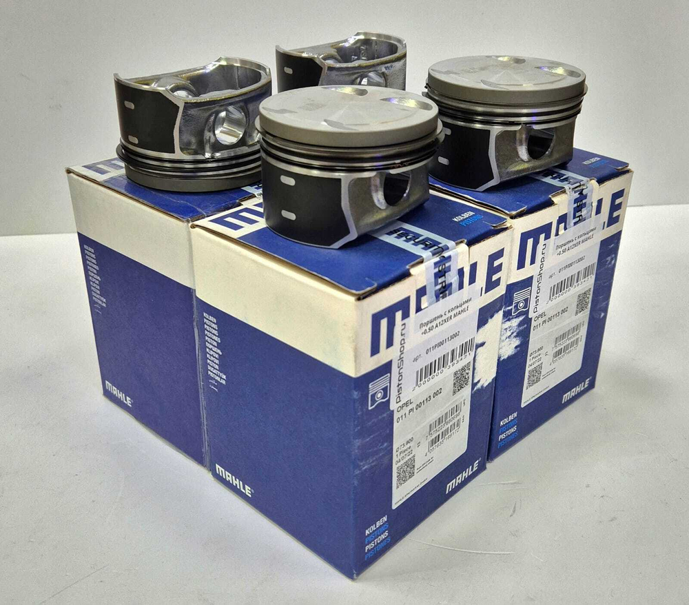 Поршни с кольцами +0.50 A12XER MAHLE