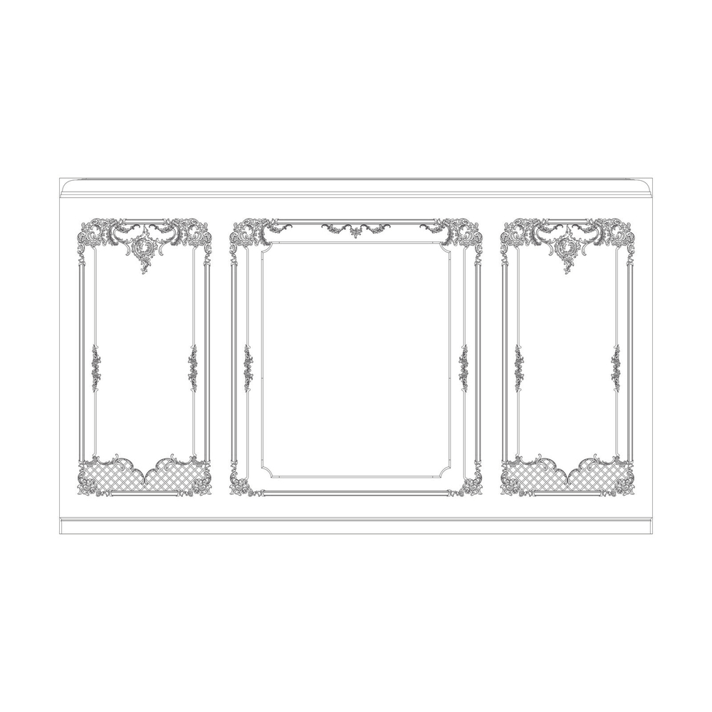 Стена RODECOR Вильчковский Ф3 77213RC**