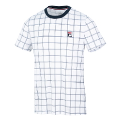 Мужское теннисное поло Fila Jack T-Shirt Men - White, Blue