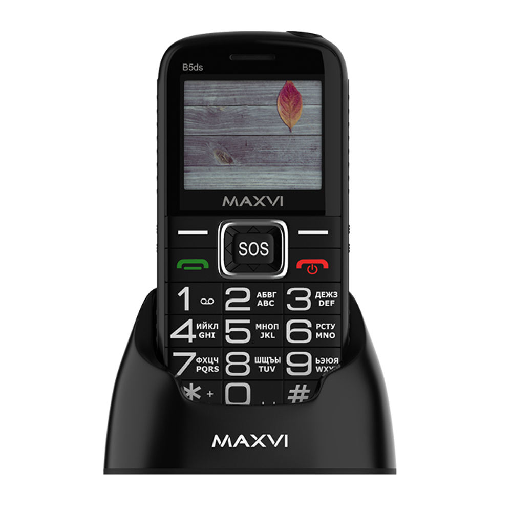 Сотовый телефон Maxvi B5ds Black