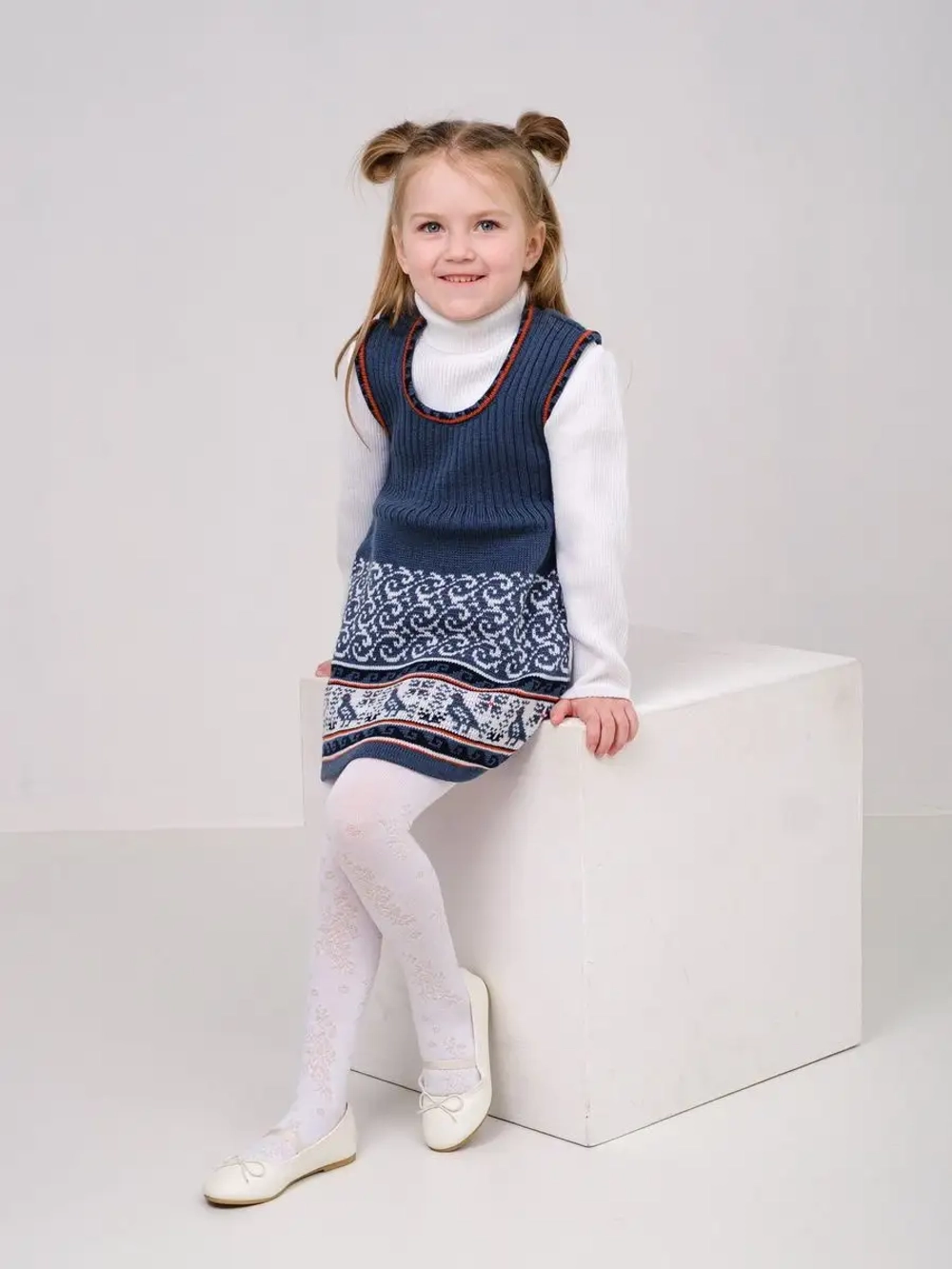 Сарафан вязаный